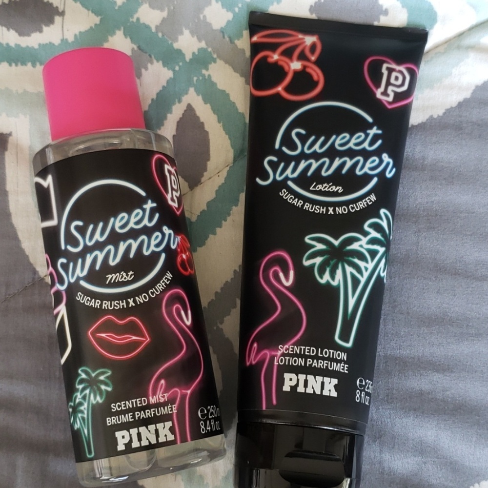 Pink Body Spray & Lotion